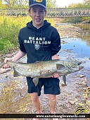 43" Chinook Salmon caught on Brontë creek
