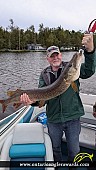 39.25" Northern Pike caught on Cameron Lake