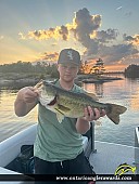 21.5" Largemouth Bass caught on Lake Nipissing