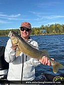 28" Walleye caught on Pistol Lake
