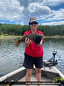 17" Smallmouth Bass caught on Winnipeg River