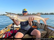 45" Muskie caught on Detroit River