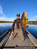 20.25" Smallmouth Bass caught on Lake X