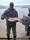 40" Northern Pike caught on Victoria Lake