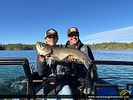 33.5" Lake Trout caught on Lake of the Woods