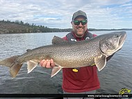 34.25" Lake Trout caught on Lake of the Woods