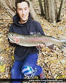24" Rainbow Trout caught on Lake Huron