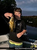 11.375" Rock Bass caught on Ril Lake