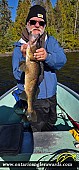 30" Walleye caught on Lake Wasaksina