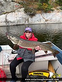 39" Northern Pike caught on Perch Bay