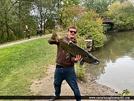 39" Chinook Salmon caught on Cobourg Brook