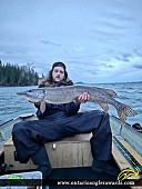 40" Northern Pike caught on Lake Superior 