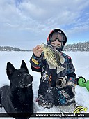 10" Black Crappie caught on Tea Lake