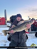 28.5" Walleye caught on Malachi