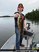 19" Smallmouth Bass caught on Charleston Lake