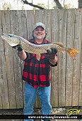 34" Northern Pike caught on Lake Simcoe
