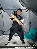 25.25" Walleye caught on Lake Nipissing 