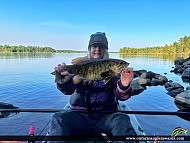 18.75" Smallmouth Bass caught on Lake of the Woods