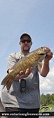 19.5" Smallmouth Bass caught on Lake of the Woods 