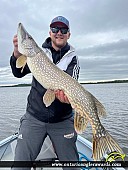 32.5" Northern Pike caught on Pakwash Lake