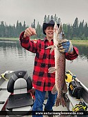 33.0" Northern Pike caught on Lac Seul