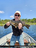 19" Smallmouth Bass caught on Borden Lake