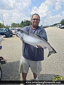 27.5" Rainbow Trout caught on Lake Ontario