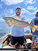 28" Walleye caught on Rainy Lake