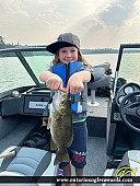 18" Largemouth Bass caught on Longbow Lake