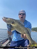 27" Walleye caught on Winnipeg River System 