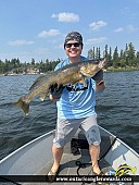 31.75" Walleye caught on Winnipeg River System 