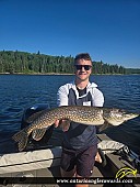 30" Northern Pike caught on Black Sturgeon Lakes