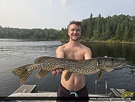 30" Northern Pike caught on Black Sturgeon Lakes