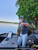 18" Smallmouth Bass caught on Lake Nosbonsing