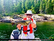 18.75" Smallmouth Bass caught on Highwind Lake