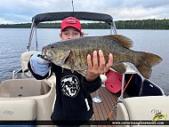 20" Smallmouth Bass caught on Black Sturgeon Lakes