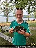9.5" Pumpkinseed caught on Bright Lake