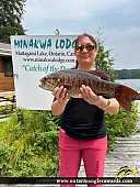 19.5" Smallmouth Bass caught on Minawka