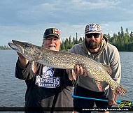 40.5" Northern Pike caught on Gullrock Lake