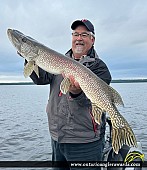42.5" Northern Pike caught on Gullrock Lake