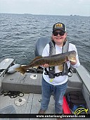 27" Walleye caught on Rainy Lake