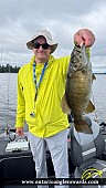 17.5" Smallmouth Bass caught on Little Sand  Lake