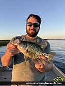 11" Black Crappie caught on Ottawa River