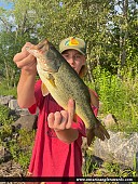 18" Largemouth Bass caught on South Basin 