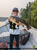 22" Largemouth Bass caught on kahshe Lake 