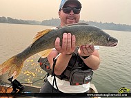 25" Walleye caught on Sandy Lake