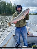 28.5" Walleye caught on Lake of the Woods 