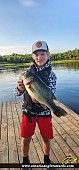 24" Largemouth Bass caught on Deer lake