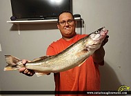 29.5" Walleye caught on Lake Erie