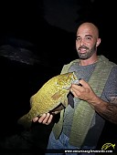 18" Smallmouth Bass caught on Lang Lake